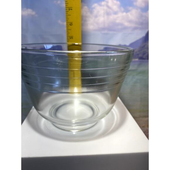 Vintage  Glass Borosil Microwave Oven Mixing Bowl 7" - Picture 2 of 5